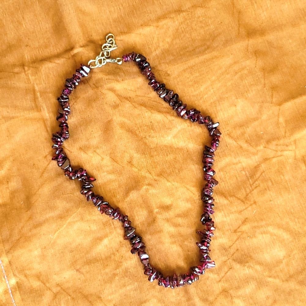 Burgundy Necklace